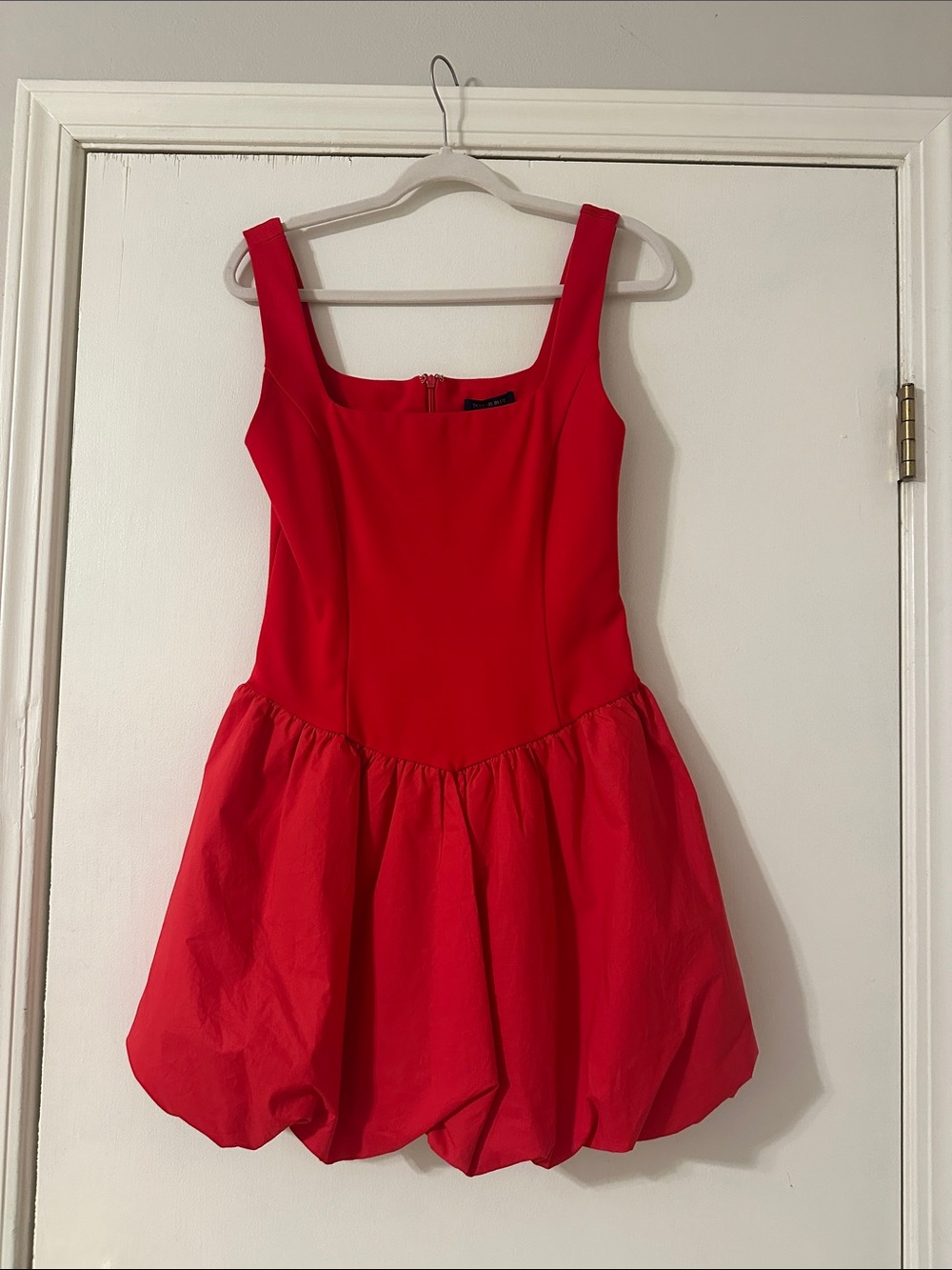 Skies Are Blue Red Mini Dress